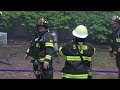 PRE ARRIVAL FULLY INVOLVED TWO ALARM STRUCTURE FIRE Brick New Jersey 6/15/23
