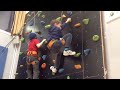 QSI Skopje Benji 6-yr old climbing wall moments