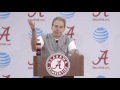 Nick Saban tells an interesting story about players fighting