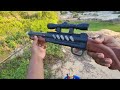 Tembak Plastik Nerfgun Seperti * Watergun, Soft Bullet, Sniper, Ak47, M16, Machine Gun, Nerf 090