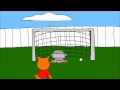 Dexter Dog + Soccer Ball + Anvil = Ouch!