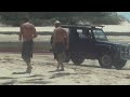 car stuck 2nd lagoon at bribie island 9/3/2012prt2