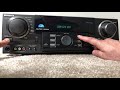 How to Factory Reset Aiwa AV-S17 Home Stereo Audio AM FM Receiver