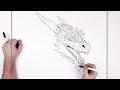 How To Draw A Dragon | Step By Step