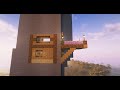 How to build a simple survival house in a mountain | Minecraft