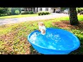 Indian Runner Ducks Swimming & Pool Time!