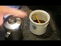 Making Coffee In a Percolator