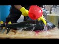 대방어회뜨기_ブリ_11.6KG 대방어 오로시하면 수율은 얼마나 나올까? Yellowtail_ Korean Giant Amberjack Dismantling