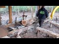 Old Circular Belsaw Sawmill First Run in Years