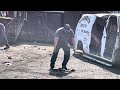 Junk Yard Car Crushing very Satisfying  #automobile  #satisfying