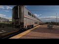 Long Amtrak SWC 3 passing @ Sandoval County/US 550 Station