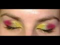 Barry m NEON scene retro glam make up tutorial look