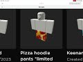 New limited time pizza hoodie pants