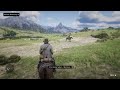 Random RDR2 stuff: John runs over sheep and doesn't care