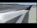 CRJ 700 landing wingview