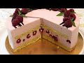 Из простых продуктов МУССОВЫЙ ТОРТ с малиной. /Raspberry mousse cake