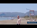 Planes above Kalamaki Beach, Zakynthos, Greece