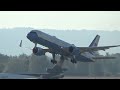Air Force One Boeing 757-200 (C-32) Landing and Takeoff at Portland Airport (PDX)