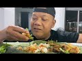 MUKBANG PECEL AYAM LELE LAMONGAN SAMBEL NYA KHAS ‼️