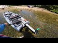 Finally! 3HP Electric Outboard on a Kayak Jonny Boats Bass 100 with Newport NT300