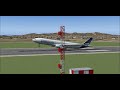 ATERRIZAJE EN BARCELONA RWY 25R A 333