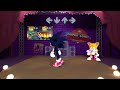 FNF Sonic Characters 3D Animation Test  Vs Gameplay.
