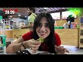 Red Vs Green Challenge | Eating And Buying Everything In One Colour | SAMREEN ALI