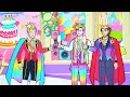 [🐾paper dolls🐾] Rich Family vs Poor Family Elsa Frozen Mother and Daughter  | Rapunzel Family 놀이 종이