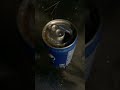 Bottle flip, and a Pepsi can