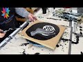 Stay CLASSY! BLACK and WHITE Acrylic Paint Blowout! ~ Liquid Art