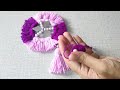 It's so Beautiful.Very Easy Hand making Latkan Flower design idea. Amazing Hand making Latkan Flower