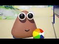 POU & PAULINE (Fun at The Beach) 3D Animation !!!