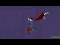 Batman VS Superman stick fight