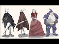 Drawing Hollow Knight Characters as Humans