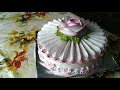 Торт для девочки. Украшение БЗК кремом. Cake for the girl.