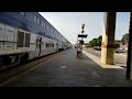 Amtrak Pacific Surfliner heading north stopping in Camarillo California 10/16/20