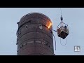 Brick Chimney Drone Inspection & Demolition