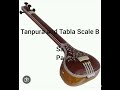 Tanpura and Tabla Scale B