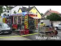 🔥 🚒  BRAND mit RETTUNG: POLIZEI RETTET KIND AUS BRANDHAUS  🚒 🔥 | Rettungsdienst versorgt Kinder