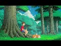 Ghibli Inspired Atmosphere | Nature Ambiance Birds and Piano [1 HOUR]