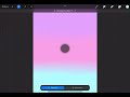 How to make a gradient in procreate!