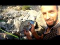 Fishing technique for giant sargos with bait made of canned sardines and flour only