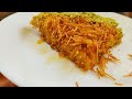 Instant semiya kunafa recipe Tamil|Cooku with comali Baba Baskar masters Kunafa recipe|