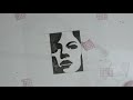 How to Make a Stencil of a Face [by hand]                           #artjournaling #stencilart