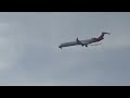 Iberia Mitsubishi CRJ-1000 approaching Turin Caselle Airport from Madrid Barajas Airport