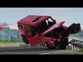 Cars vs Double Speed Bumps, Low Pipes and Ledges ▶️ BeamNG Drive