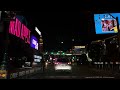 Las Vegas Strip Driving tour at night 🇺🇸 Las Vegas, Nevada, USA. Travel Guide, [4K HDR]