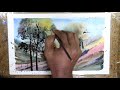 watercolor painting landscape - watercolor painting for kids | watercolor painting easy