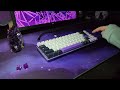 Modded CIY Tester 68 Sound Test - Jelly Purple (w/ Cherry PBT keycaps)