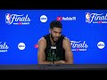 Jayson Tatum previews Game 4, FULL Interview | 2024 NBA Finals Media Day